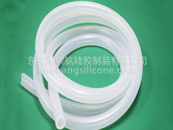 White silicone tube